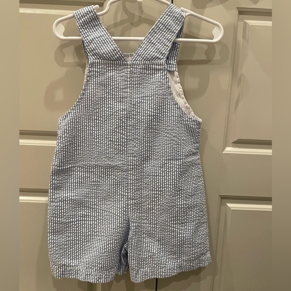 American Flag Seersucker Shortalls - Picture 3 of 4